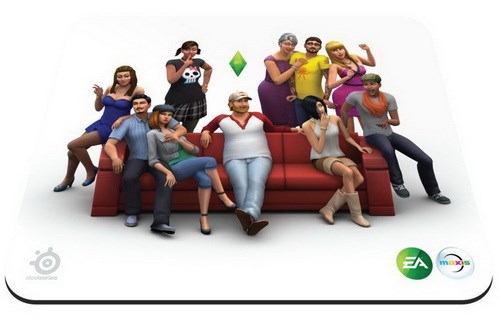 پد موس گیمینگ استیل سریز QcK The Sims 4 Edition 112740